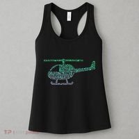 Chopper Silhouette Helicopter Pilot Helicopter Women's Tank Top thumb 3