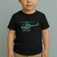 Chopper Silhouette Helicopter Pilot Helicopter Toddler T-Shirt thumb 2