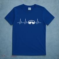 Colorado Ski Heartbeat Skiing Goggles Snow Mountain Winter Cute Gift T-Shirt thumb 5