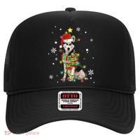 Cute Siberian Husky Dog Santa Christmas Tree Lights Xmas Gift Hat thumb 0