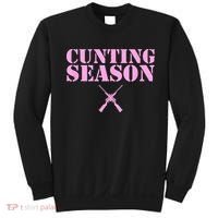 Cunting Season Hunting Counting Season Funny Sweatshirt thumb 0