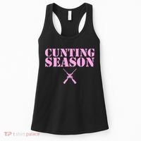 Cunting Season Hunting Counting Season Funny Women's Tank Top thumb 0