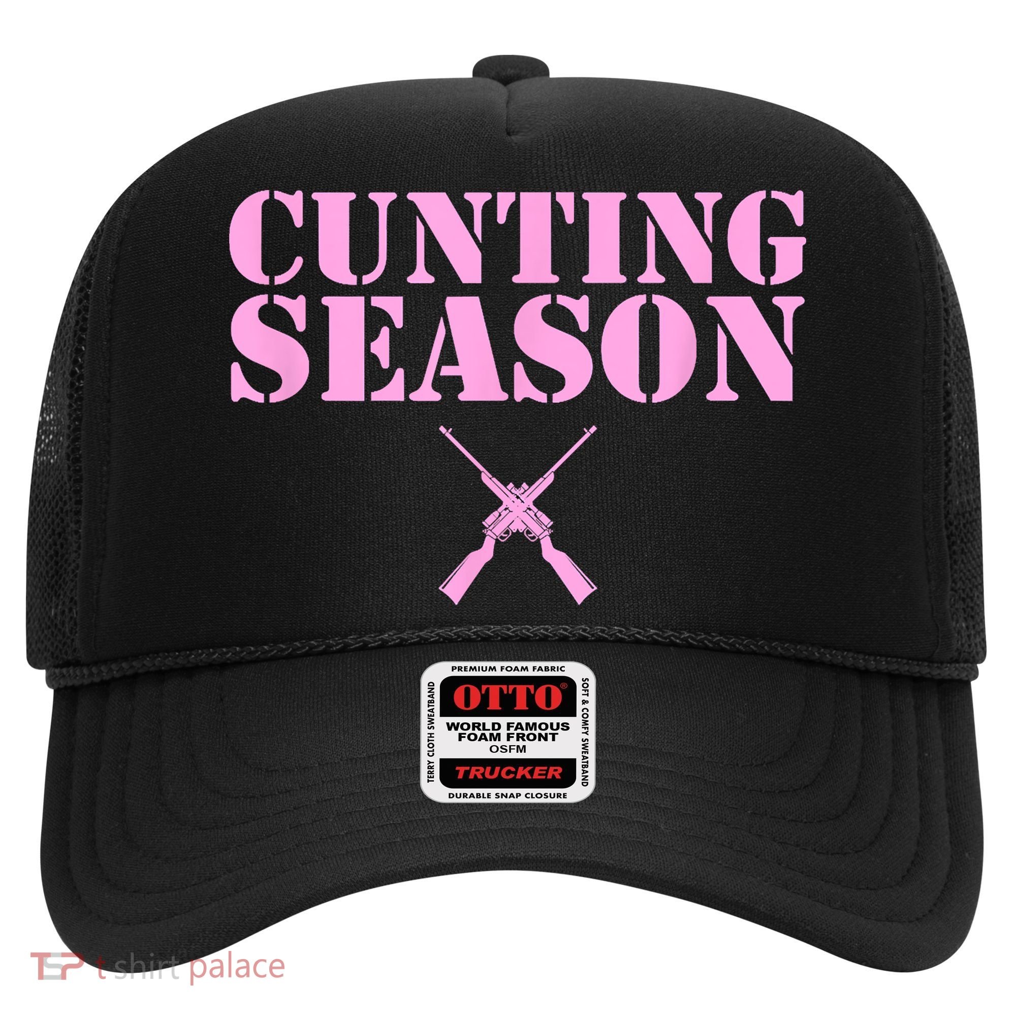 Cunting Season Hunting Counting Season Funny Hat