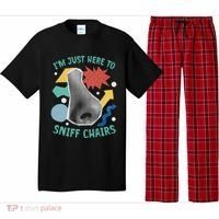 Chair Sniffer IM Just Here To Sniff Chairs Meme Humor Pajama Set thumb 0