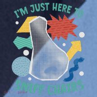 Chair Sniffer IM Just Here To Sniff Chairs Meme Humor Raglan Baseball Sleeve Shirt thumb 2