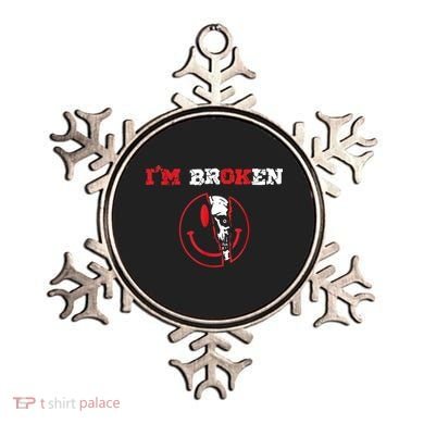 Confused Smile I'm Broken Invisible Illness I'm OK Broken Ornament