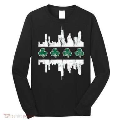 Chirish Southside Irish St Patricks Day Chicago Long Sleeve Shirt