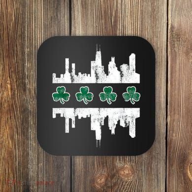 Chirish Southside Irish St Patricks Day Chicago Coaster