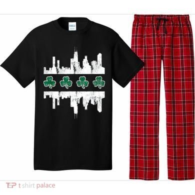 Chirish Southside Irish St Patricks Day Chicago Pajama Set