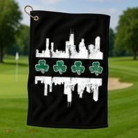 Chirish Southside Irish St Patricks Day Chicago Golf Towel thumb 1