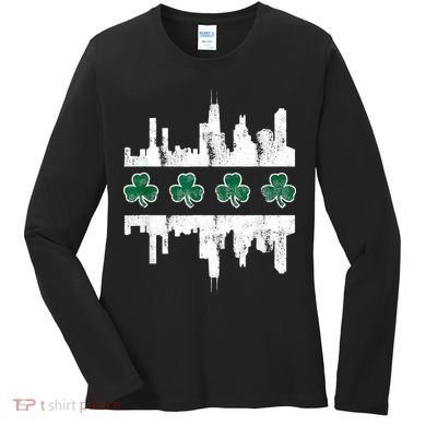 Chirish Southside Irish St Patricks Day Chicago Women's Long Sleeve Shirt