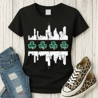 Chirish Southside Irish St Patricks Day Chicago Women's T-Shirt thumb 3