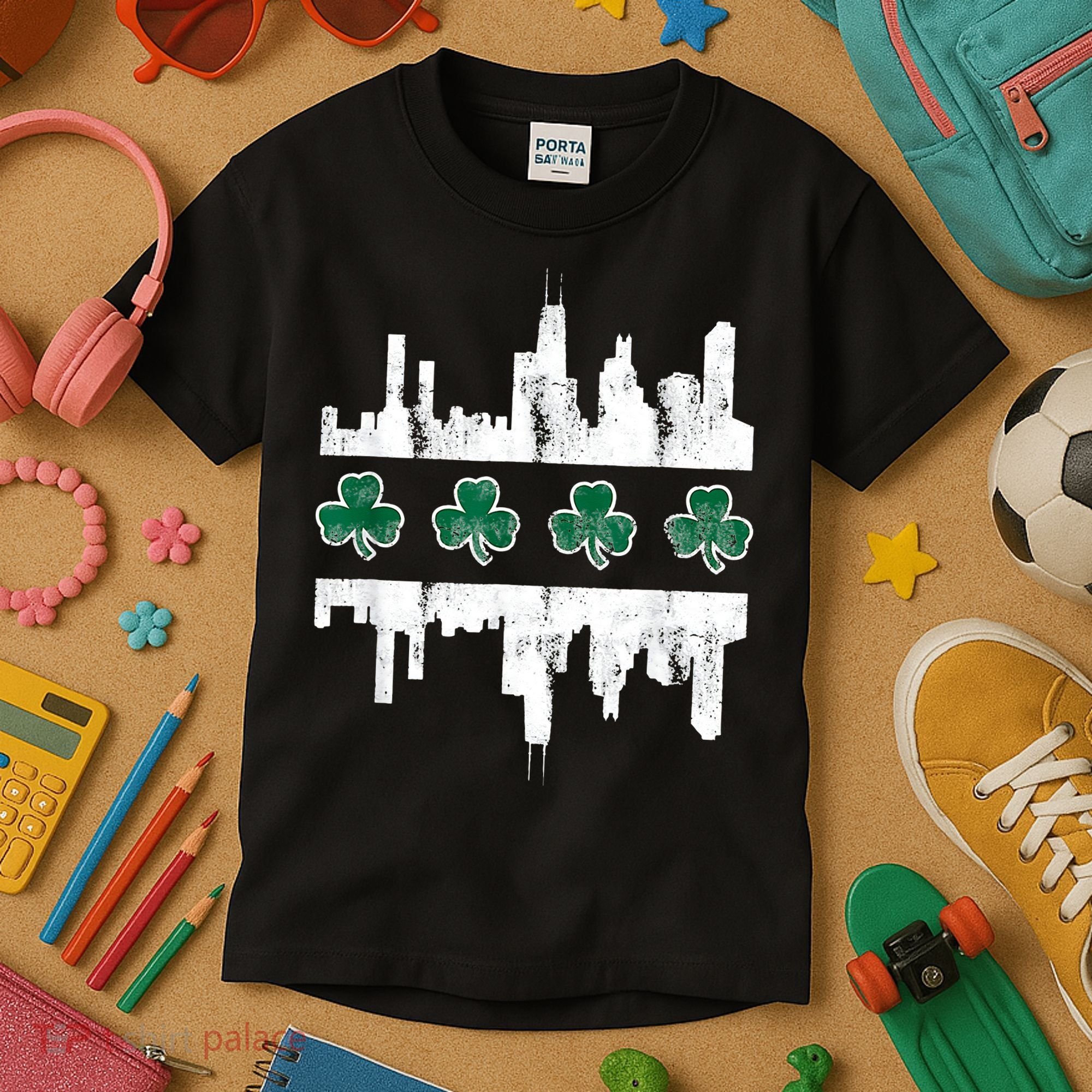 Chirish Southside Irish St Patricks Day Chicago Kids T-Shirt