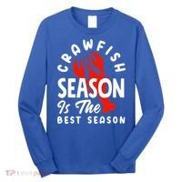 Crawfish Season Is The Best Season Cajunstyle Cool Gift Long Sleeve Shirt thumb 0