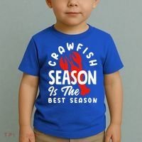 Crawfish Season Is The Best Season Cajunstyle Cool Gift Toddler T-Shirt thumb 2