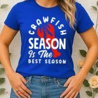 Crawfish Season Is The Best Season Cajunstyle Cool Gift Women's T-Shirt thumb 2