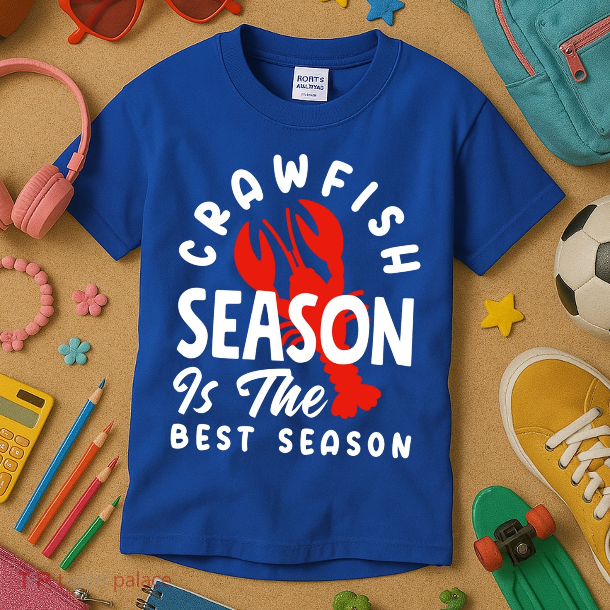 Crawfish Season Is The Best Season Cajunstyle Cool Gift Kids T-Shirt