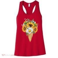 Cute Sunflowers In Ice Cream Cone Women's Tank Top thumb 0