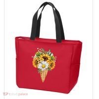 Cute Sunflowers In Ice Cream Cone Tote Bag thumb 3