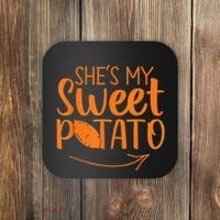 Couples She Is My Sweet Potato I Yam Coaster thumb 0