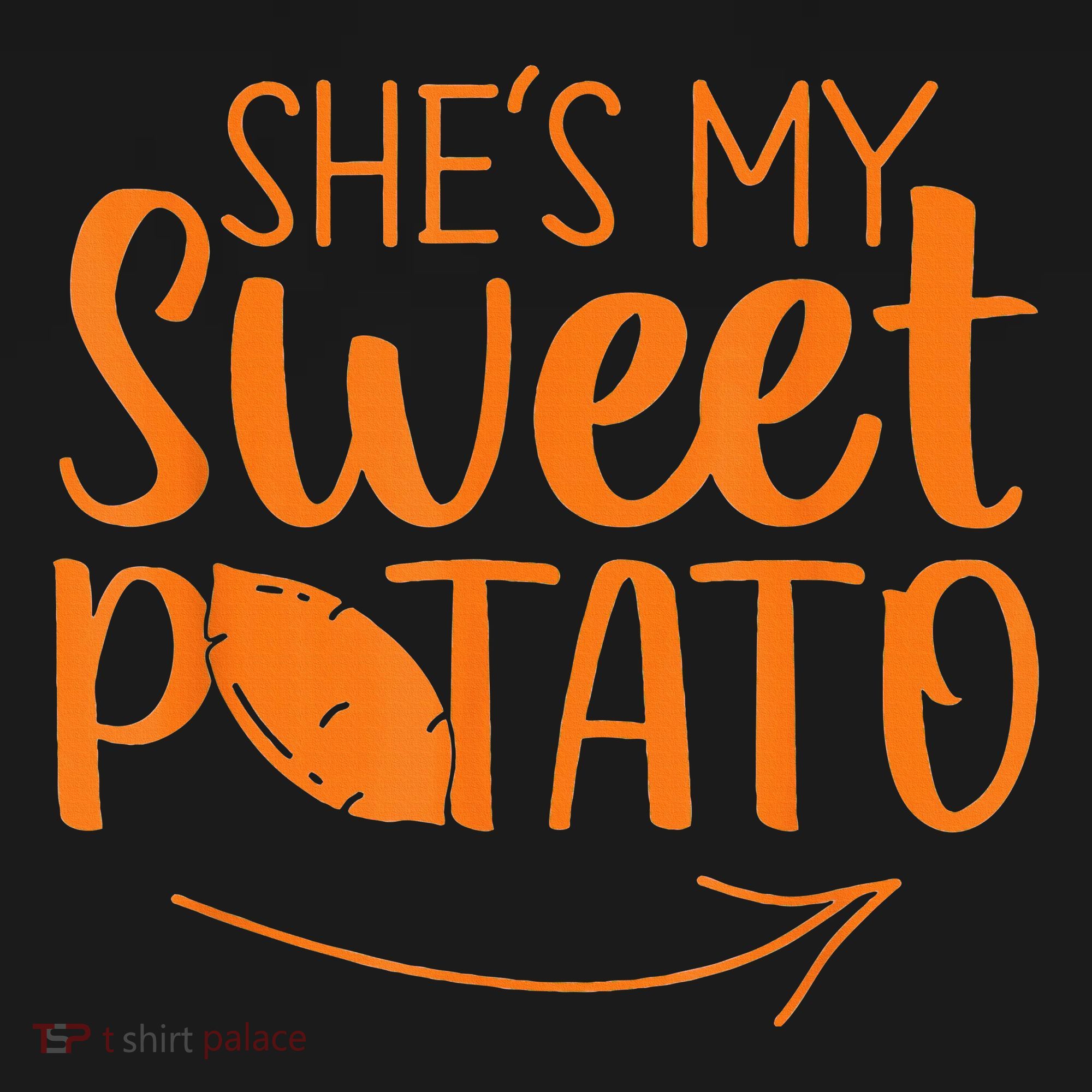 Couples She Is My Sweet Potato I Yam Baby Bodysuit