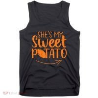 Couples She Is My Sweet Potato I Yam Tank Top thumb 0
