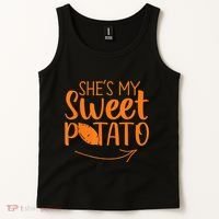 Couples She Is My Sweet Potato I Yam Tank Top thumb 2