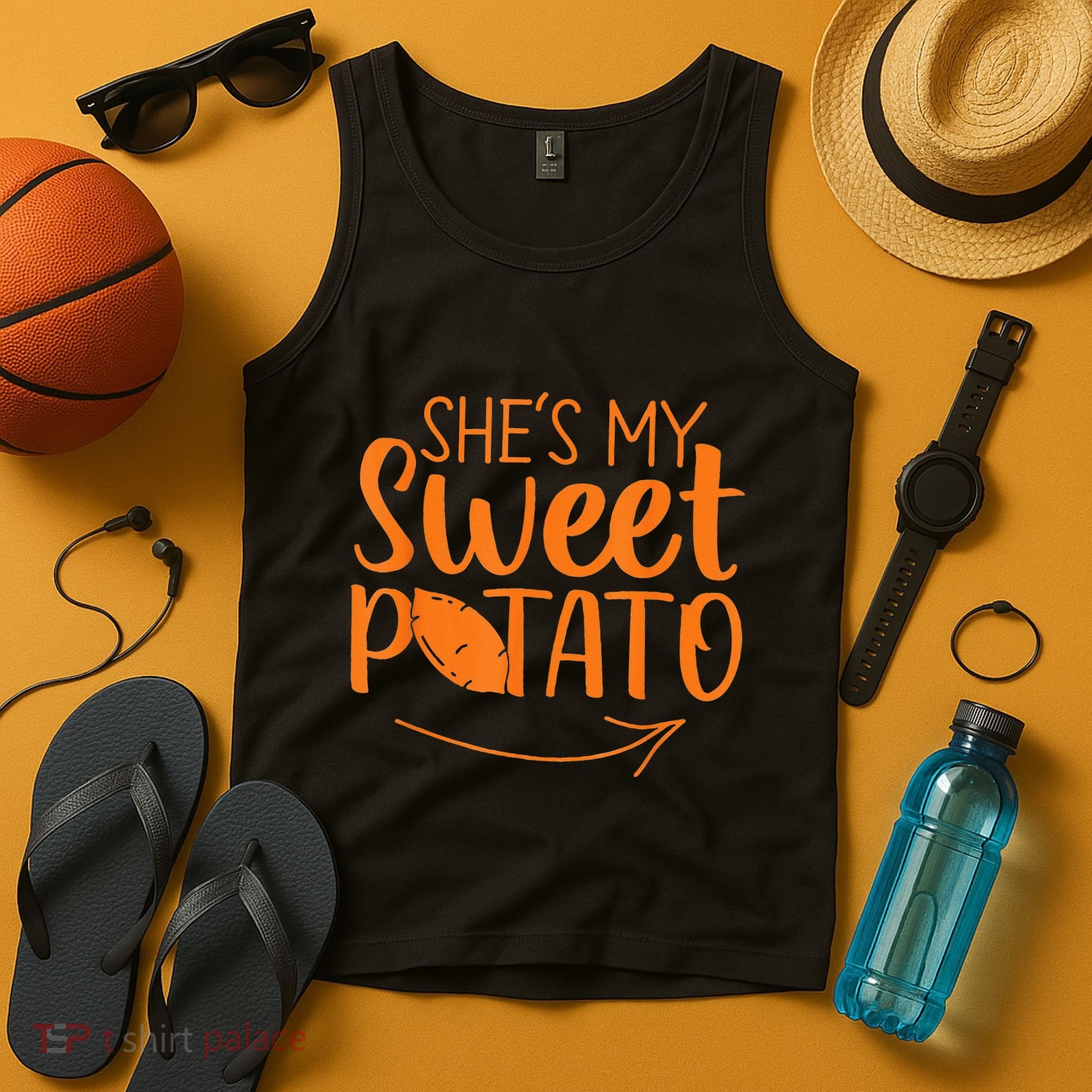 Couples She Is My Sweet Potato I Yam Tank Top