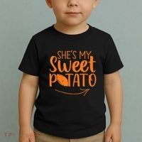 Couples She Is My Sweet Potato I Yam Toddler T-Shirt thumb 2