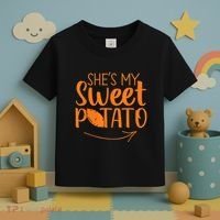 Couples She Is My Sweet Potato I Yam Toddler T-Shirt thumb 3