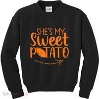 Couples She Is My Sweet Potato I Yam Kids Sweatshirt thumb 0