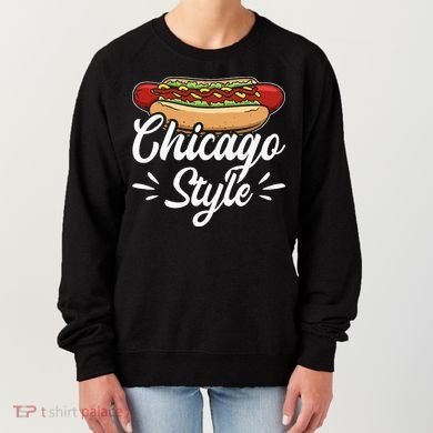 Chicago Style Illinois Hot Dog Women's Sweatshirt