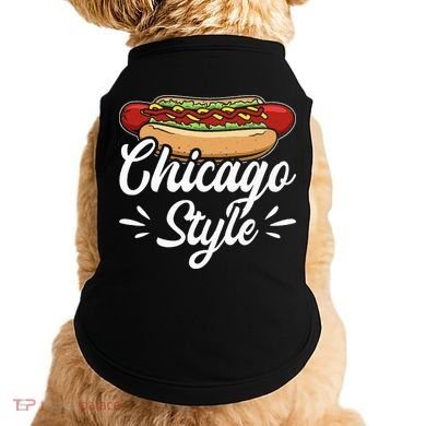 Chicago Style Illinois Hot Dog Doggie Tank