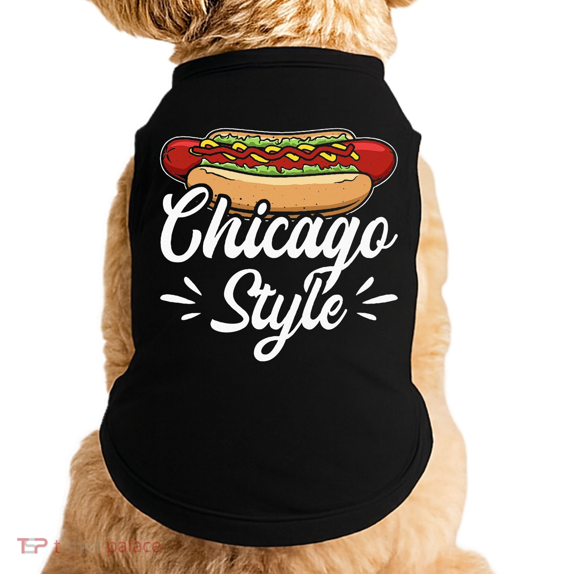 Chicago Style Illinois Hot Dog Doggie Tank