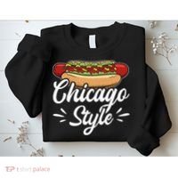 Chicago Style Illinois Hot Dog Sweatshirt thumb 2