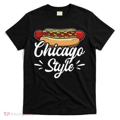 Chicago Style Illinois Hot Dog T-Shirt
