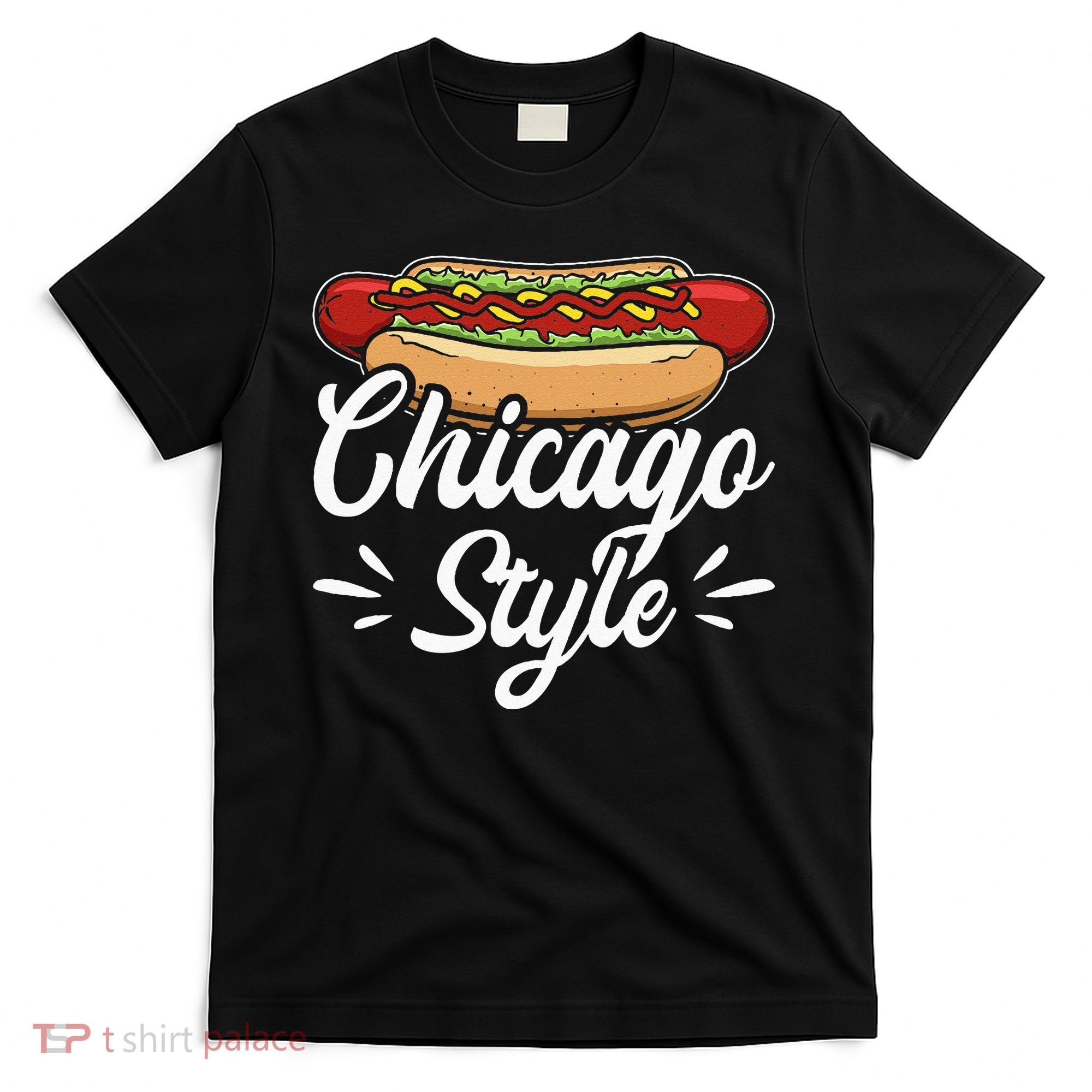 Chicago Style Illinois Hot Dog T-Shirt