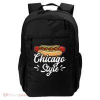 Chicago Style Illinois Hot Dog Backpack thumb 0