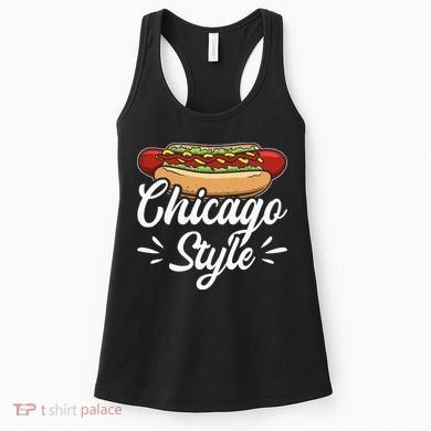 Chicago Style Illinois Hot Dog Women's Tank Top