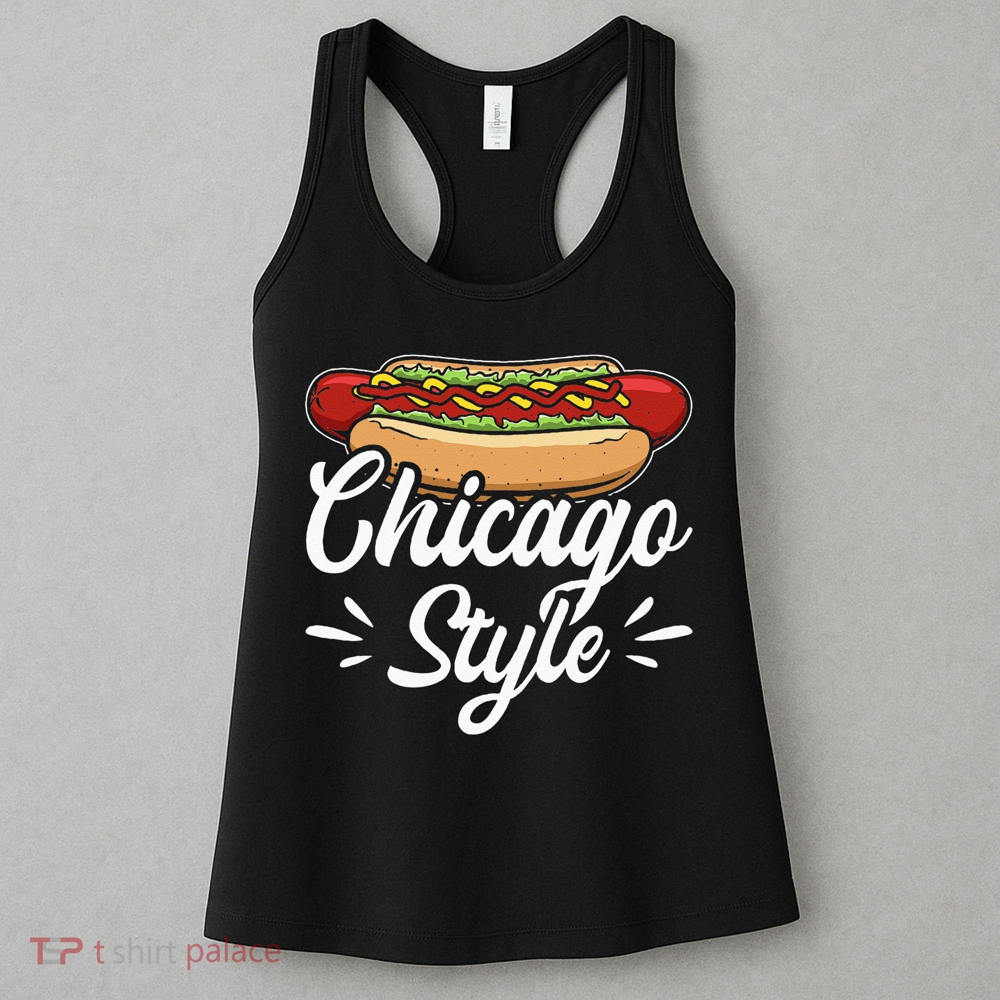 Chicago Style Illinois Hot Dog Women's Tank Top
