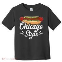 Chicago Style Illinois Hot Dog Toddler T-Shirt thumb 0