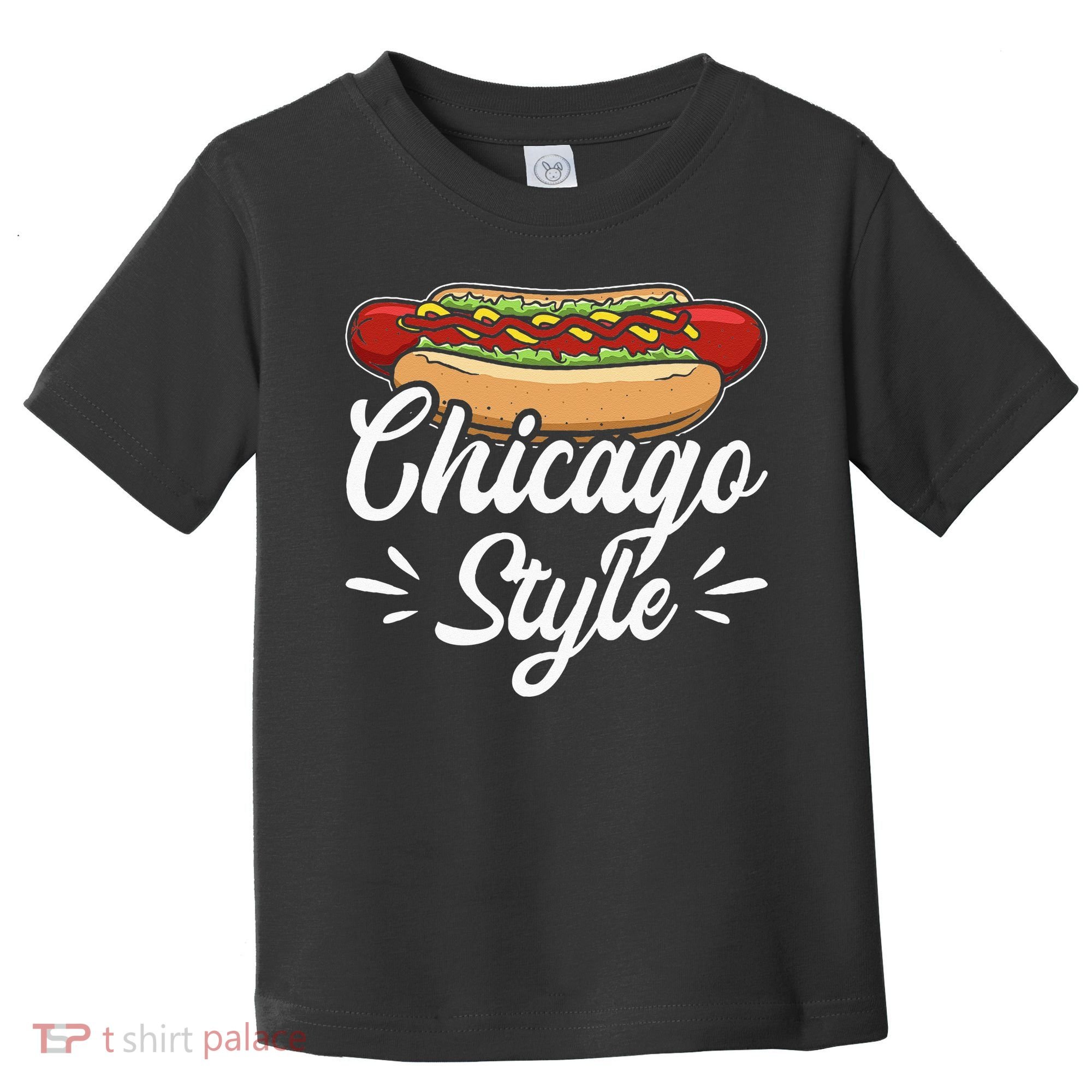 Chicago Style Illinois Hot Dog Toddler T-Shirt