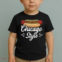 Chicago Style Illinois Hot Dog Toddler T-Shirt thumb 2
