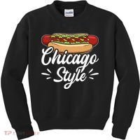 Chicago Style Illinois Hot Dog Kids Sweatshirt thumb 0