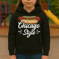 Chicago Style Illinois Hot Dog Kids Hoodie thumb 3