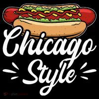Chicago Style Illinois Hot Dog Kids Long Sleeve Shirt thumb 2