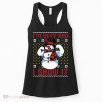 Christmas Snowman Im Sexy And I Snow It Mom Dad Women's Tank Top thumb 0