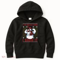 Christmas Snowman Im Sexy And I Snow It Mom Dad Kids Hoodie thumb 0