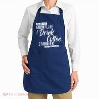 Careful Snowflake I Drink Coffee Stronger Than Your Feelings Apron thumb 2