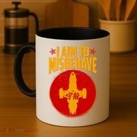 Cool Scifi I Aim To Misbehave Coffee Mug thumb 4